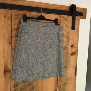 Skirt: Brown Tweed, size 12, Brooks Brothers